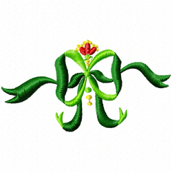 Ribbions And Bows Embroidery Design 12 Ribbions And Bows Embroidery Design 12